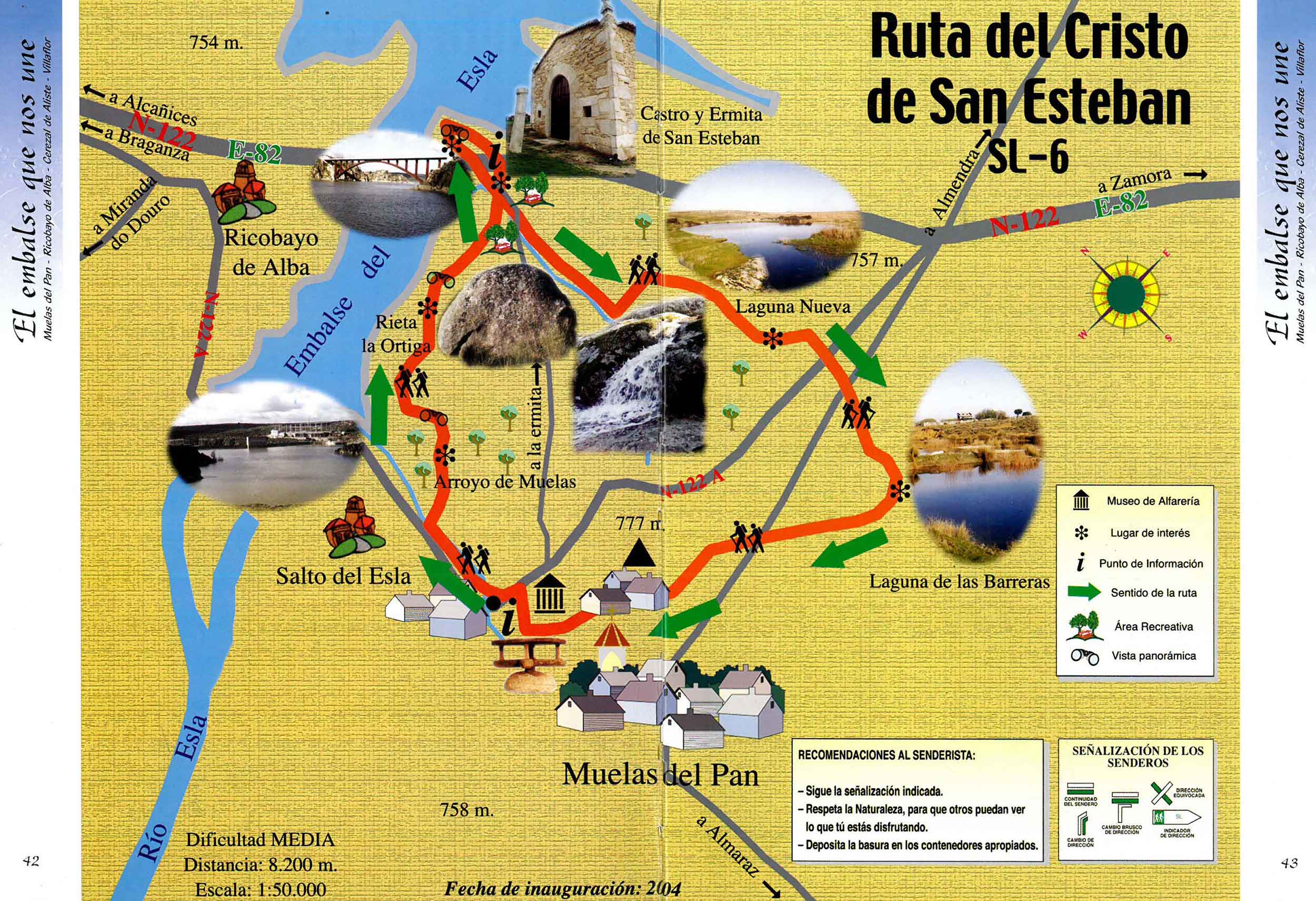 Plano de la ruta del Cristo de San Esteban